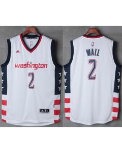 Wizards #2 John Wall New White Home Stitched NBA Jersey