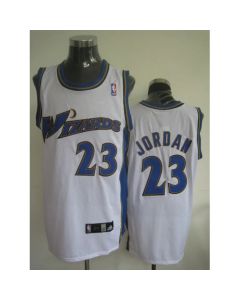 Wizards #23 Michael Jordan Stitched White NBA Jersey