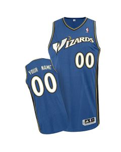 Wizards Personalized Authentic Blue NBA Jersey