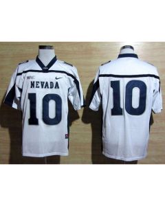 Wolf Pack #10 Colin Kaepernick White WAC Patch Stitched NCAA Jersey