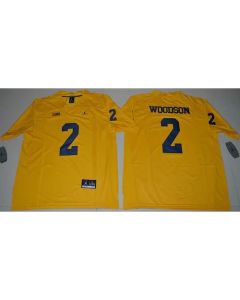 Wolverines #2 Charles Woodson Gold Limited Stitched NCAA Jersey