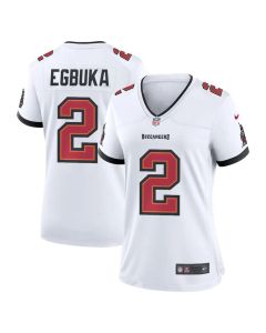 Women's '76 Tampa Bay Buccaneers #2 Emeka Egbuka White Player Game Jersey
