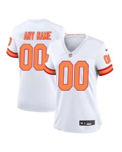 Women's '76 Tampa Bay Buccaneers Custom White Player Game Jersey