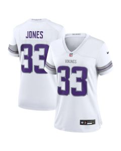 Women's Aaron Jones White Minnesota Vikings Alternate Game Player Jersey (White)