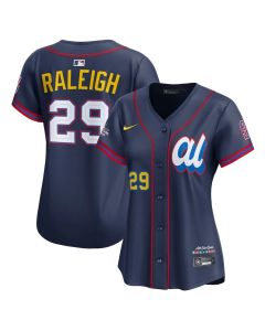 Women's American League #29 Cal Raleigh Navy 2025 All-Star Edition Limited Player Jersey