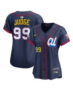 Women's American League #99 Aaron Judge Navy 2025 All-Star Edition Limited Player Jersey (Navy)