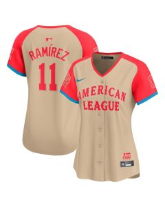Women's American League Jose Ramirez Cream 2024 MLB All-Star Game Limited Player Jersey
