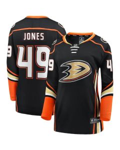 Women's Anaheim Ducks #49 Max Jones Black Jersey