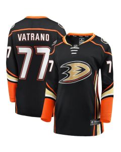 Women's Anaheim Ducks #77 Frank Vatrano Black Jersey