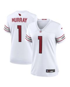 Women's Arizona Cardinals #1 Kyler Murray New White Stitched Jersey(Run Small)