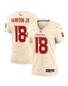 Women's Arizona Cardinals #18 Marvin Harrison Jr. Cream Rivalries Collection Game Jersey (Cream)
