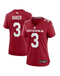 Women's Arizona Cardinals #3 Budda Baker Cardinal Team Game Jersey (Style 2)