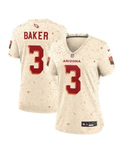 Women's Arizona Cardinals #3 Budda Baker Cream Rivalries Collection Game Jersey (Cream)