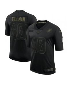 Women's Arizona Cardinals #40 Pat Tillman 2020 Black Salute To Service Limited Stitched Jersey (Run small