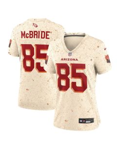 Women's Arizona Cardinals #85 Trey McBride Cream Rivalries Collection Game Jersey (Cream)