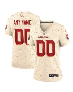 Women's Arizona Cardinals Custom Cream Rivalries Collection F.U.S.E. Vapor Limited Stitched Jersey (Cream)