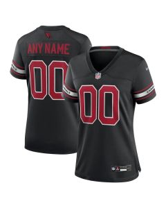 Women's Arizona Cardinals Nike Black Alternate Game Custom Jersey (Black)