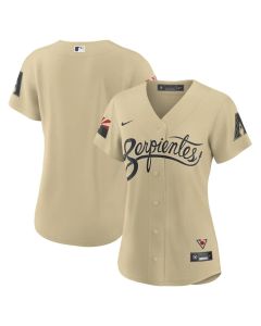 Women's Arizona Diamondbacks Blank 2021 Cream City Connect Stitched Baseball Jersey(Run Small)