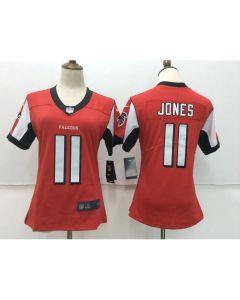 Women's Atlanta Falcons #11 Julio Jones Red Vapor Untouchable Player Limited Stitched NFL Jersey