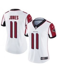 Women's Atlanta Falcons #11 Julio Jones White Vapor Untouchable Limited Stitched NFL Jersey(Run Small)