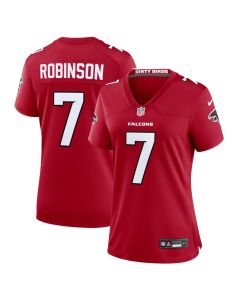 Women's Atlanta Falcons #7 Bijan Robinson Nike Red Game Jersey (Red)