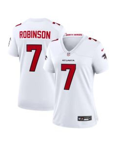 Women's Atlanta Falcons #7 Bijan Robinson Nike White Game Jersey (White)