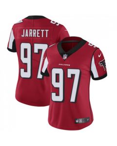 Women's Atlanta Falcons #97 Grady Jarrett Red Vapor Untouchable Limited Stitched NFL Jersey(Run Small)