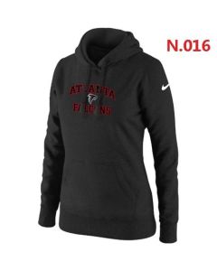 Women's Atlanta Falcons Heart & Soul Pullover Hoodie Black