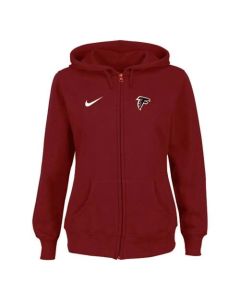 Women's Atlanta Falcons Ladies Tailgater Full Zip Hoodie Red