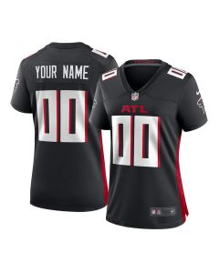 Women's Atlanta Falcons Nike Black Home Game Custom Jersey (Black)