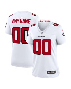 Women's Atlanta Falcons Nike White Game Custom Jersey (White)