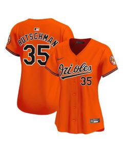 Women's Baltimore Orioles Adley Rutschman Orange Home Replica Player Jersey