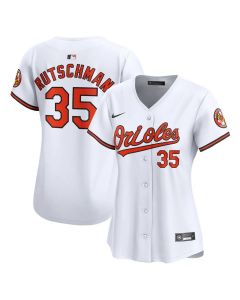 Women's Baltimore Orioles Adley Rutschman White Home Limited Player Jersey