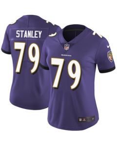 Women's Baltimore Ravens #79 Ronnie Stanley Purple Vapor Untouchable Limited NFL Jersey( Run Small)