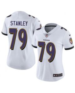 Women's Baltimore Ravens #79 Ronnie Stanley White Vapor Untouchable Limited Stitched NFL Jersey( Run Small)
