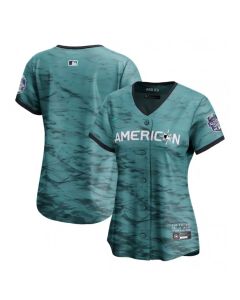 Women's Blank 2023 All-star Teal Stitched Baseball Jersey(Run Small)