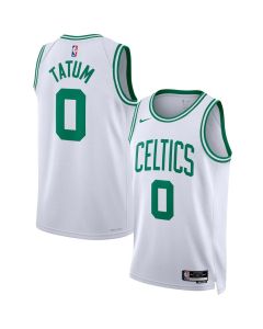 Women's Boston Celtics #0 Jayson Tatum White Swingman Association Edition Jersey