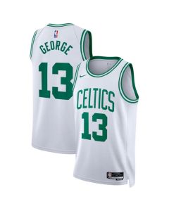 Women's Boston Celtics #13 Paul George White 2026 Association Edition Basketball Jersey (White)