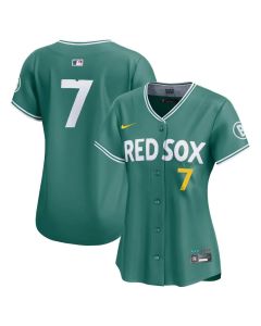 Women's Boston Red Sox #7 Masataka Yoshida Green 2025 City Connect Limited Player Jersey