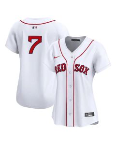 Women's Boston Red Sox #7 Masataka Yoshida White Home Limited Player Jersey (Red White)