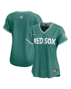 Women's Boston Red Sox Green 2025 City Connect Limited Jersey (Red Green)