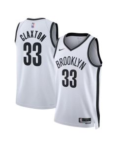 Women's Brooklyn Nets #33 Nic Claxton White Swingman Icon Edition Jersey