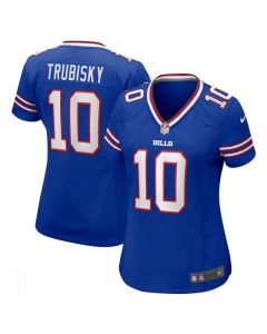 Women's Buffalo Bills #10 Trubisky Blue Vapor Untouchable Limited Stitched Football Jersey
