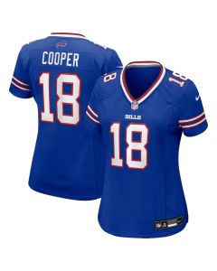 Women's Buffalo Bills #18 Amari Cooper Royal Team Game Jersey (Royal)