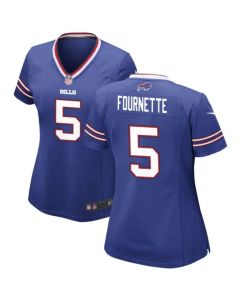 Women's Buffalo Bills #5 Leonard Fournette Blue Stitched Football Jersey(Run Small)