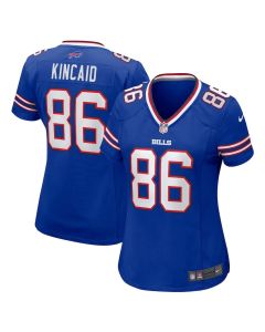 Women's Buffalo Bills #86 Dalton Kincaid Royal Home Game Jersey (Royal)