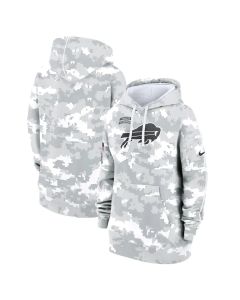 Women's Buffalo Bills Arctic Camo 2024 Salute To Service Club Fleece Pullover Hoodie (Camo)
