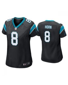 Women's Carolina Panthers #8 Jaycee Horn Black Vapor Untouchable Limited Stitched NFL Jersey(Run Small)