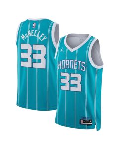 Women's Charlotte Hornets #33 Liam McNeeley Teal Swingman Icon Edition Jersey (Teal)