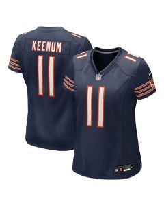 Women's Chicago Bears #11 Case Keenum Nike Navy Team Game Jersey